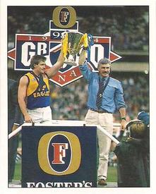 1995 Select AFL Stickers #240 John Worsfold / Michael Malthouse Front